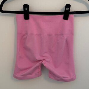 Bo+Tee | Scrunch Seam High-Waist Short | Women’s Small | Pink